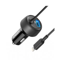 Anker PowerDrive 2 Elite with Lightning Connector UN Black with Offline Packaging V3 A2214H11