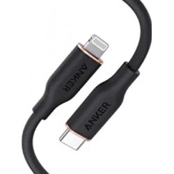 Anker PowerLine III Flow USB-C with Lightning Connector 6ft B2B - UN (excluded CN, Europe) BLACK A8663H11
