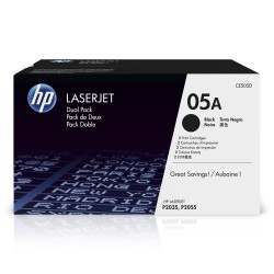 HP 05A Dual Pack Print Cartridge CE505D