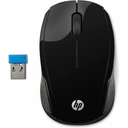 HP 200 wireless mouse black X6W31AA