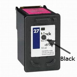HP 27 Cartridge black ink cartridge with built-in print head C8727AE
