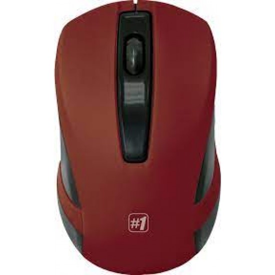MM-605 Wireless optical mouse, red,3 buttons,1200dpi 52605