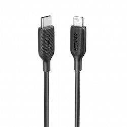 Anker PowerLine+III USB-C cable with Lightning connector 6ft B2B - UN Black  A8843H11