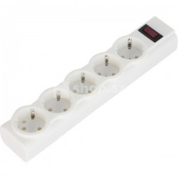 Surge protector Defender ILS 351 1.8 m, white, 5 outlets 99351